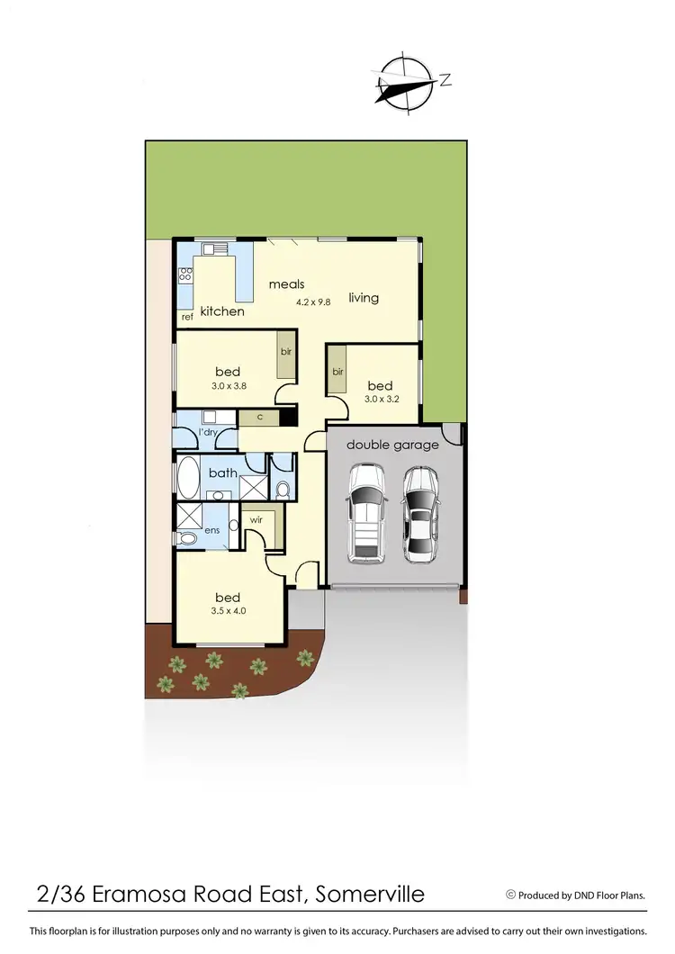 Floorplan of Homely unit listing, 2/36 Eramosa Road East, Somerville VIC 3912