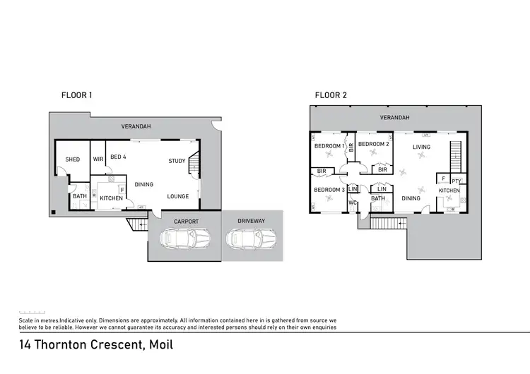 Floorplan of Homely house listing, 14 Thornton Crescent, Moil NT 810