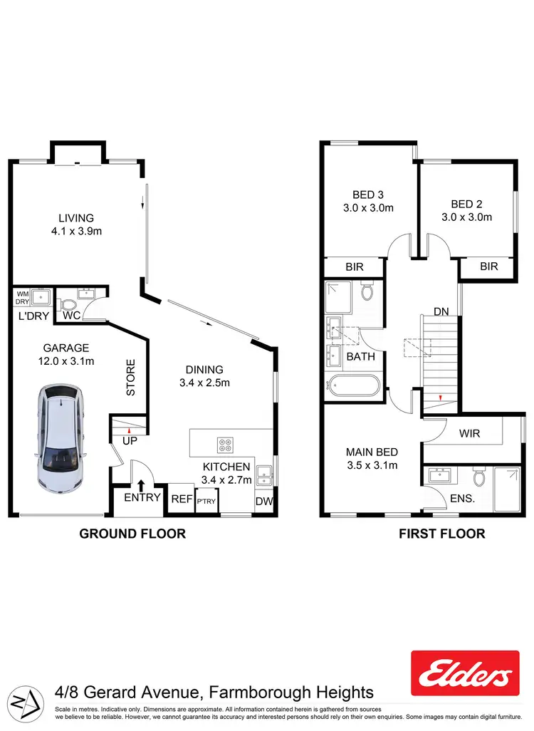 Floorplan of Homely townhouse listing, 4/8 Gerard Avenue, Farmborough Heights NSW 2526