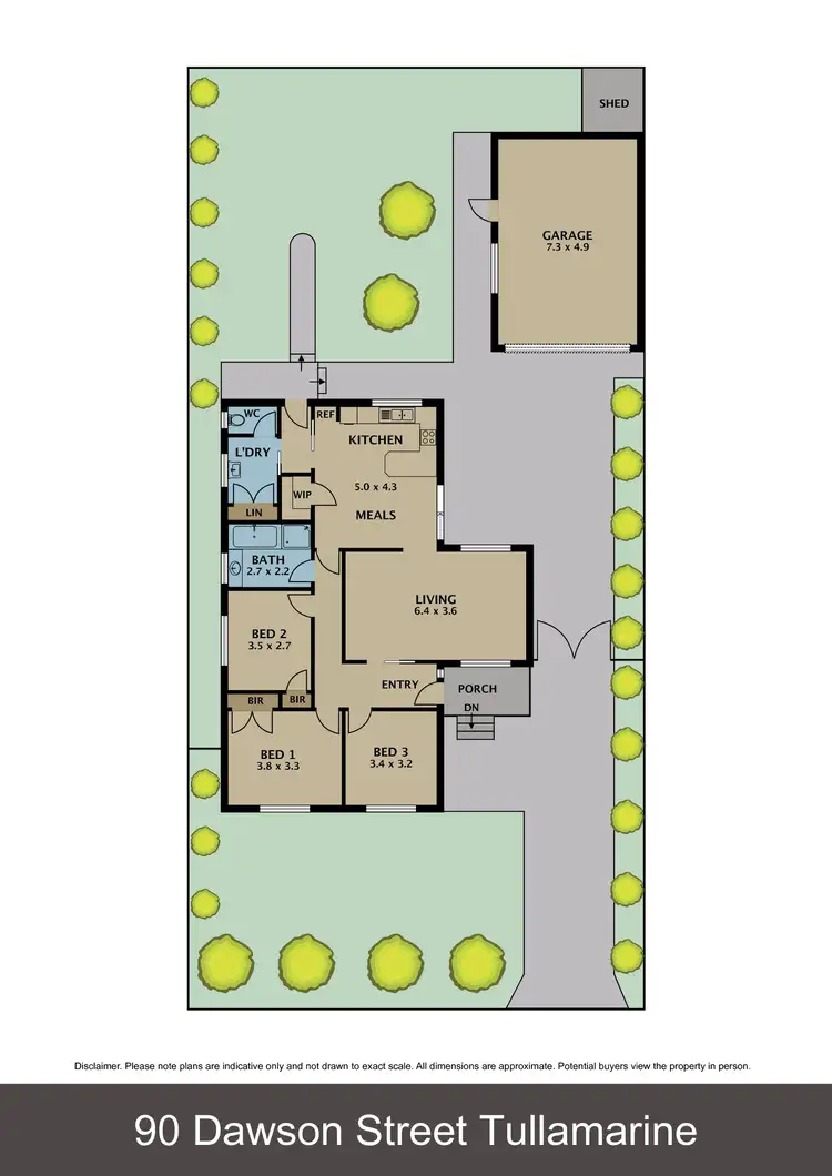Floorplan of Homely house listing, 90 Dawson Street, Tullamarine VIC 3043