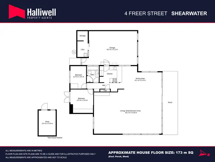 Floorplan of Homely house listing, 4 Freer Street, Shearwater TAS 7307
