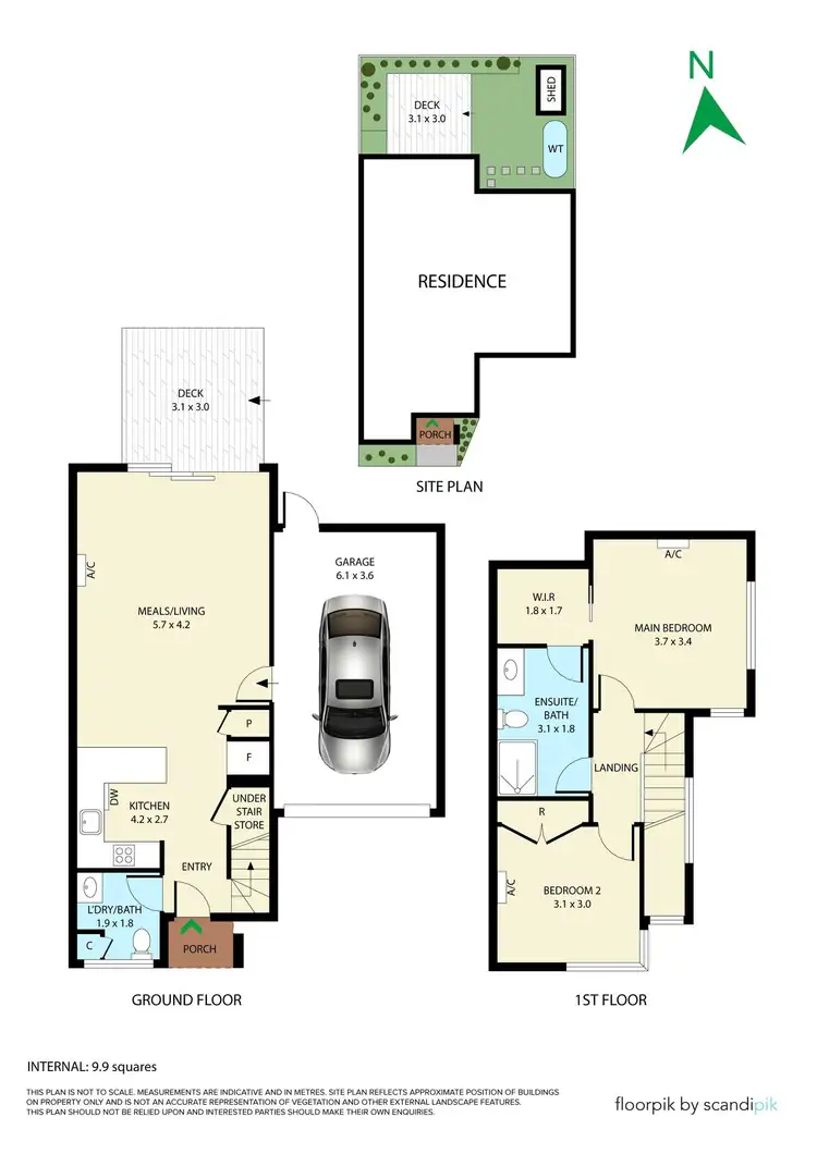 Floorplan of Homely unit listing, 2 Isla Close, Lilydale VIC 3140