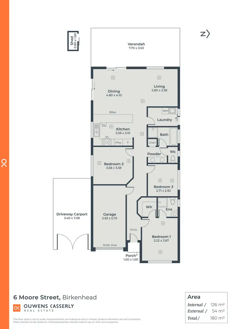 Floorplan of Homely house listing, 6 Moore Street, Birkenhead SA 5015