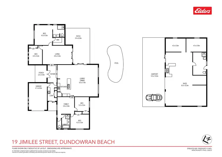 Floorplan of Homely house listing, 19 Jimilee Street, Dundowran Beach QLD 4655