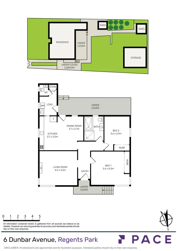 Floorplan of Homely house listing, 6 Dunbar Avenue, Regents Park NSW 2143
