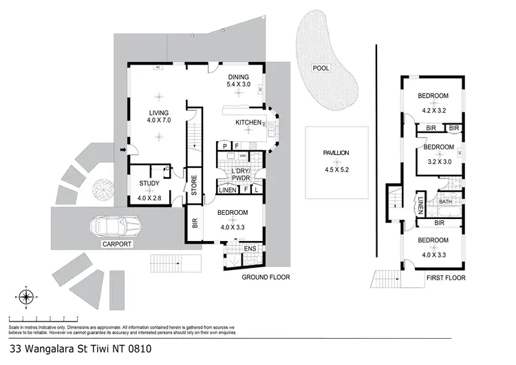 Floorplan of Homely house listing, 33 Wangalara Street, Tiwi NT 810