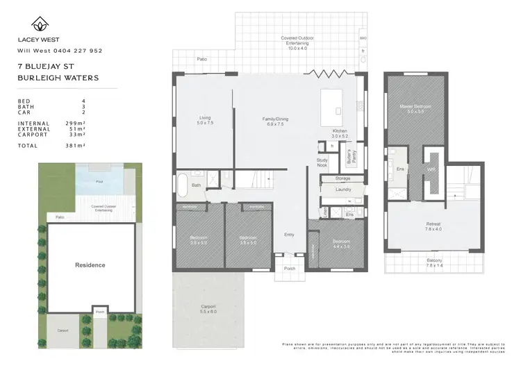 Floorplan of Homely house listing, 7 Bluejay Street, Burleigh Waters QLD 4220