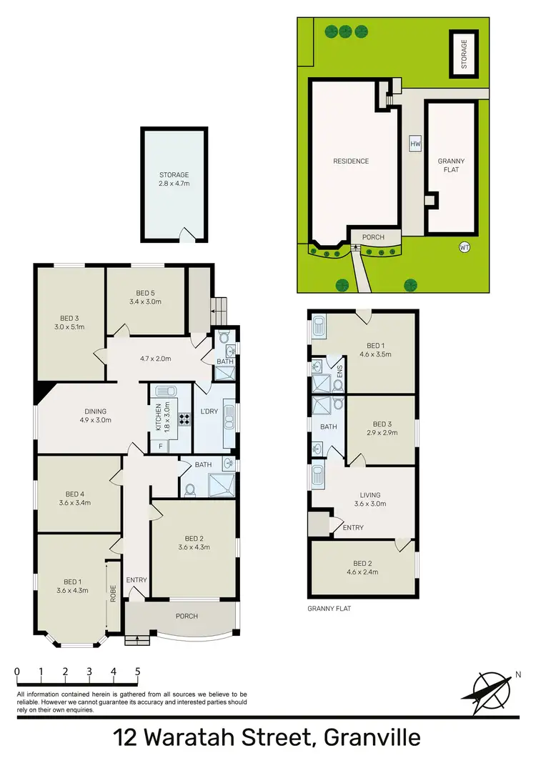 Floorplan of Homely house listing, 12 Waratah Street, Granville NSW 2142