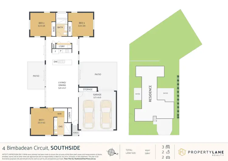 Floorplan of Homely house listing, 4 Bimbadean Circuit, Southside QLD 4570