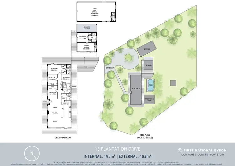 Floorplan of Homely house listing, 15 Plantation Drive, Ewingsdale NSW 2481