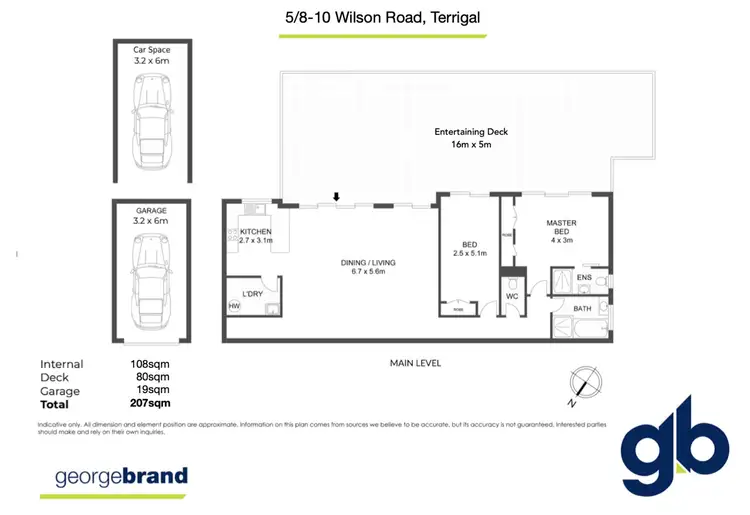 Floorplan of Homely apartment listing, 5/8-10 Wilson Road, Terrigal NSW 2260