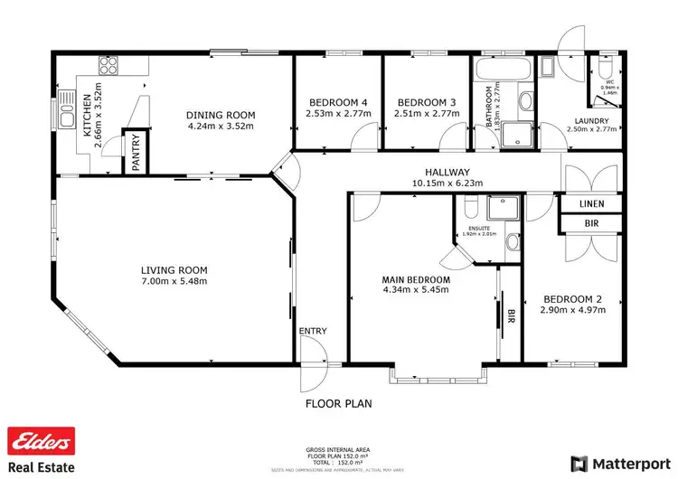 Floorplan of Homely house listing, 1 Eagle Place, Northam WA 6401
