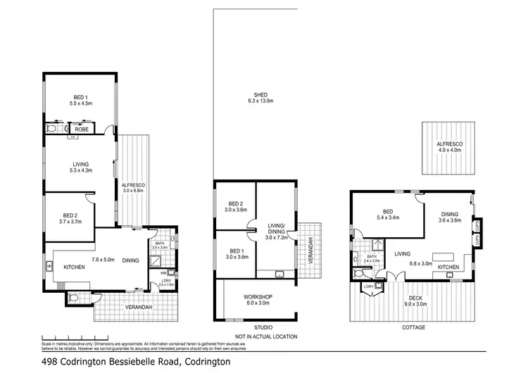 Floorplan of Homely rural property listing, 498 Codrington Bessiebelle Road, Codrington VIC 3285