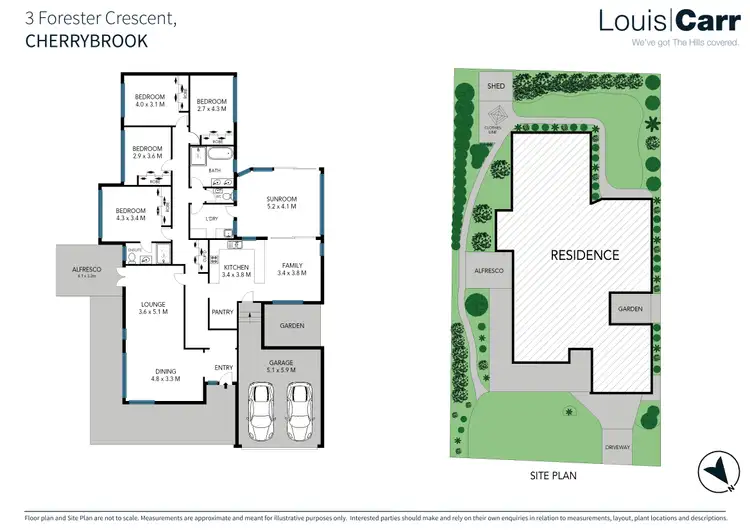 Floorplan of Homely house listing, 3 Forester Crescent, Cherrybrook NSW 2126