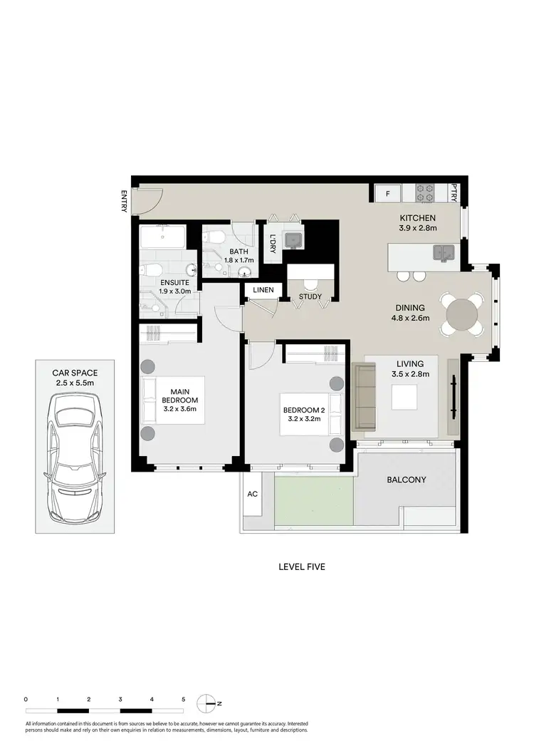Floorplan of Homely apartment listing, 564/7 Hirst Street, Arncliffe NSW 2205