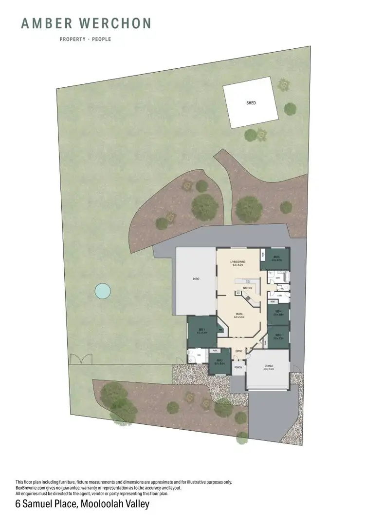 Floorplan of Homely house listing, 6 Samuel Place, Mooloolah Valley QLD 4553