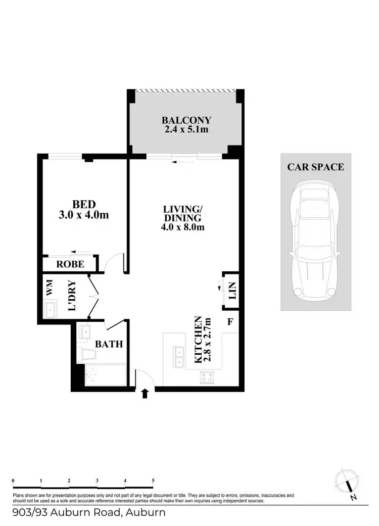 Floorplan of Homely unit listing, Level 9/903/93 Auburn Road, Auburn NSW 2144