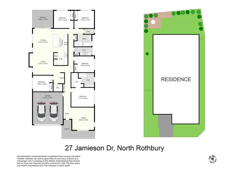 Floorplan of Homely house listing, 27 Jamieson Drive, North Rothbury NSW 2335