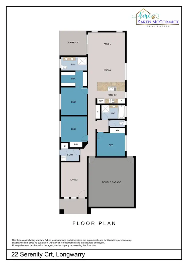 Floorplan of Homely house listing, 22 Serenity Court, Longwarry VIC 3816