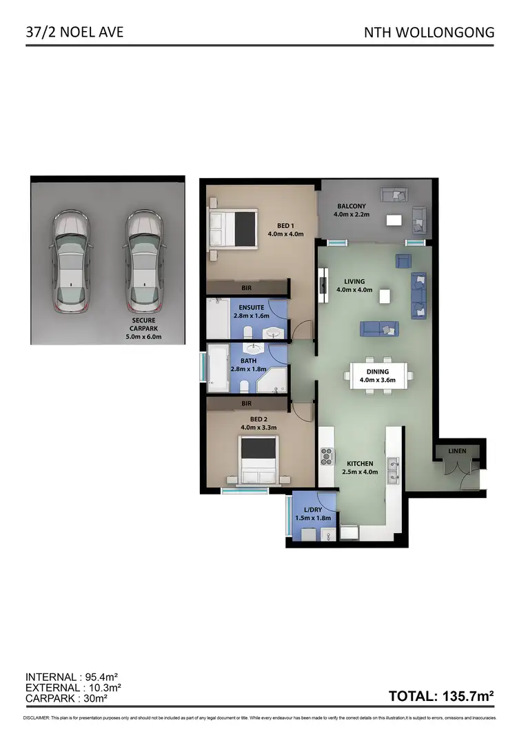 Floorplan of Homely apartment listing, 37/2 Noel Street, North Wollongong NSW 2500