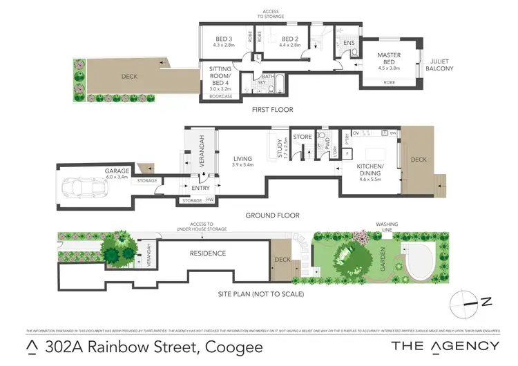 Floorplan of Homely house listing, 302A Rainbow Street, Coogee NSW 2034