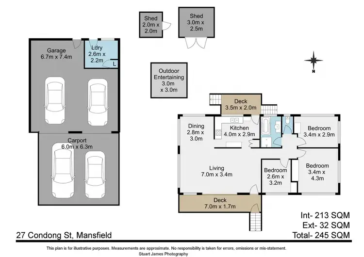 Floorplan of Homely house listing, 27 Condong Street, Mansfield QLD 4122