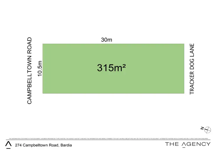 Floorplan of Homely land listing, 274 Campbelltown Road, Bardia NSW 2565
