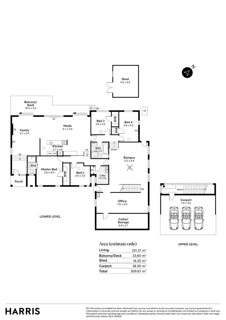 Floorplan of Homely house listing, 16 Orbona Street, Rostrevor SA 5073