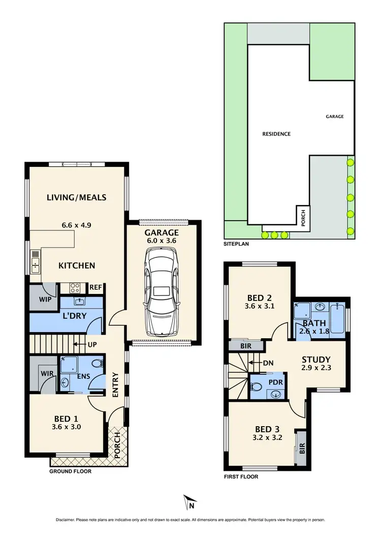Floorplan of Homely townhouse listing, 12/87-93 Radford Road, Reservoir VIC 3073