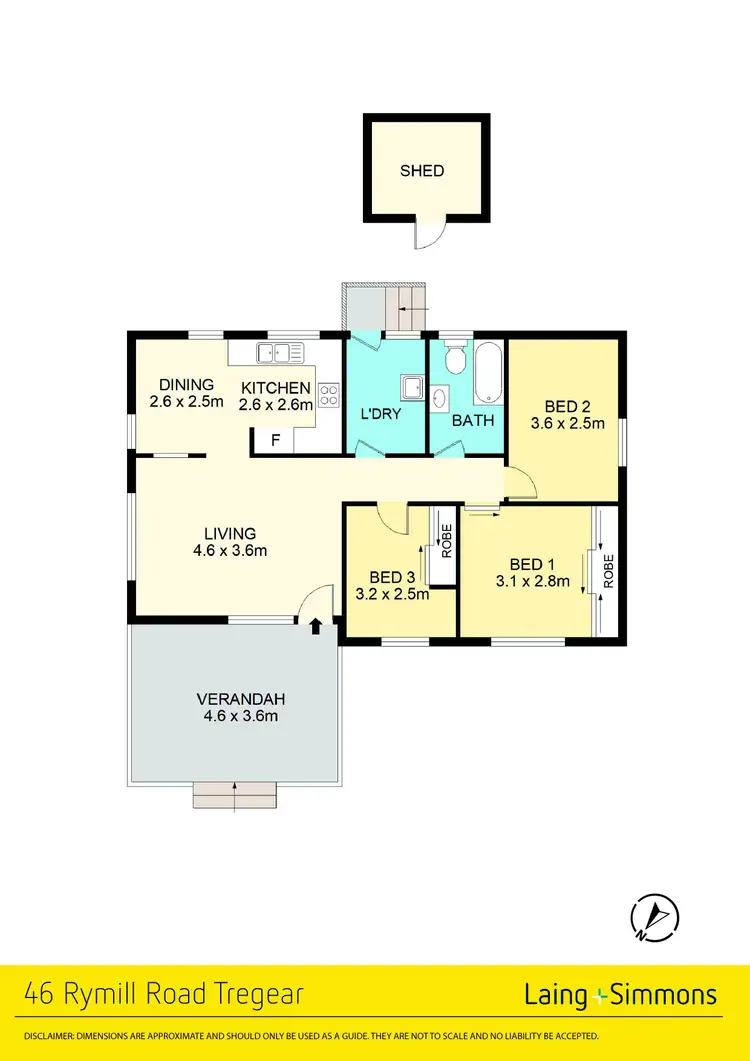 Floorplan of Homely house listing, 46 Rymill Road, Tregear NSW 2770