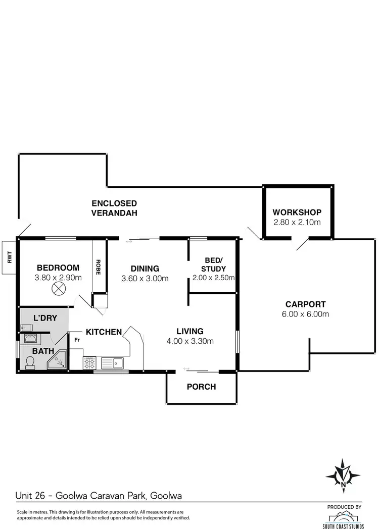 Floorplan of Homely house listing, 26/40 Kessell Road, Goolwa SA 5214