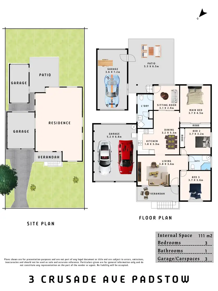 Floorplan of Homely house listing, 3 Crusade Avenue, Padstow NSW 2211