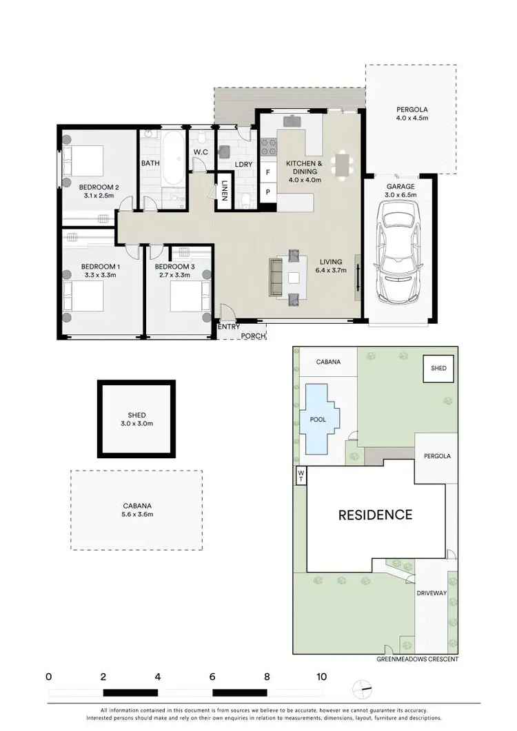 Floorplan of Homely house listing, 3 Greenmeadows Crescent, Toongabbie NSW 2146