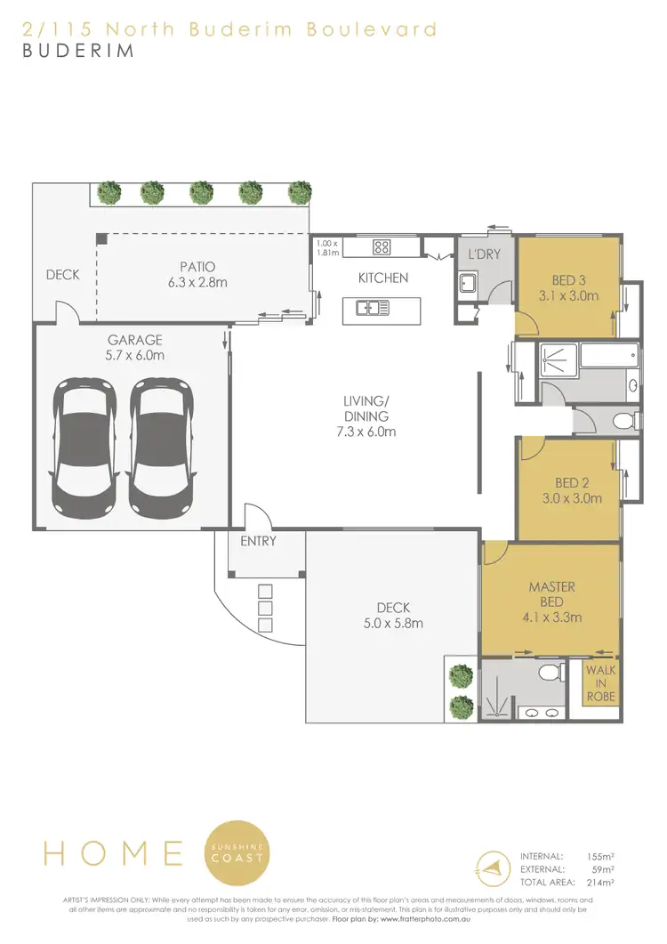 Floorplan of Homely house listing, 2/115 North Buderim Boulevard, Buderim QLD 4556