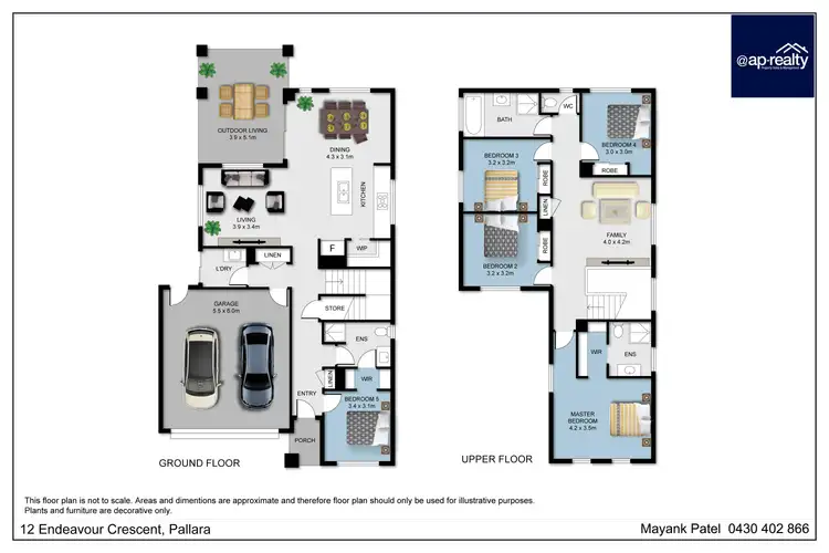 Floorplan of Homely house listing, 12 Endeavour Crescent, Pallara QLD 4110