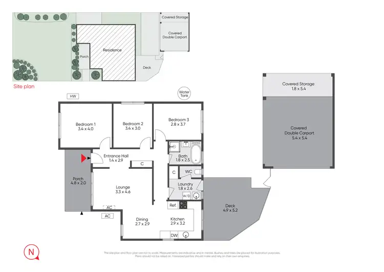 Floorplan of Homely house listing, 48 Vernon Street, Croydon VIC 3136