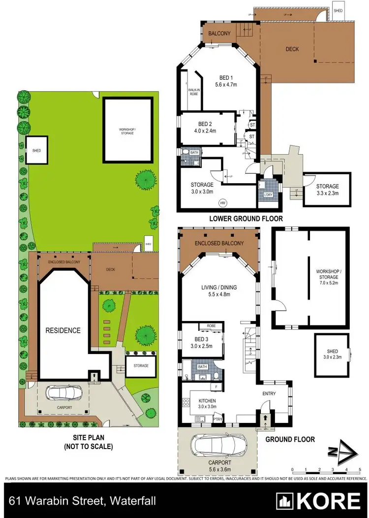 Floorplan of Homely house listing, 61 Warabin Street, Waterfall NSW 2233