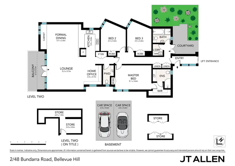 Floorplan of Homely apartment listing, 2/48 Bundarra Road, Bellevue Hill NSW 2023