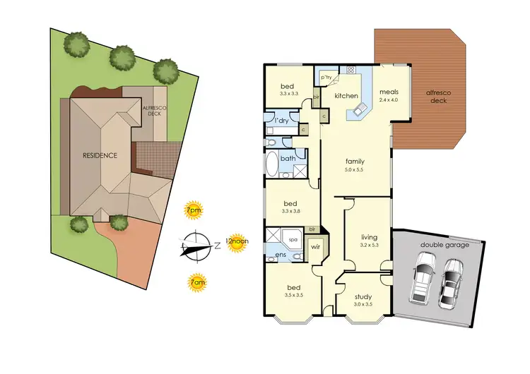 Floorplan of Homely house listing, 8 Whiting Court, Skye VIC 3977