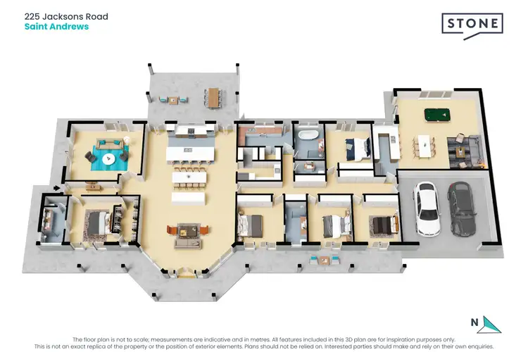 Floorplan of Homely rural property listing, 225 Jacksons Road, St Andrews VIC 3761