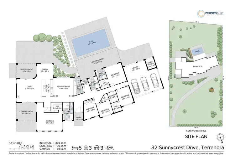 Floorplan of Homely house listing, 32 Sunnycrest Drive, Terranora NSW 2486