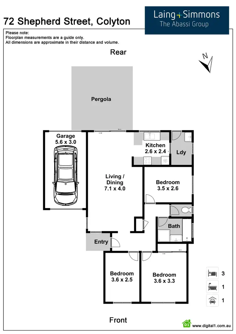 Floorplan of Homely house listing, 72 Shepherd Street, Colyton NSW 2760