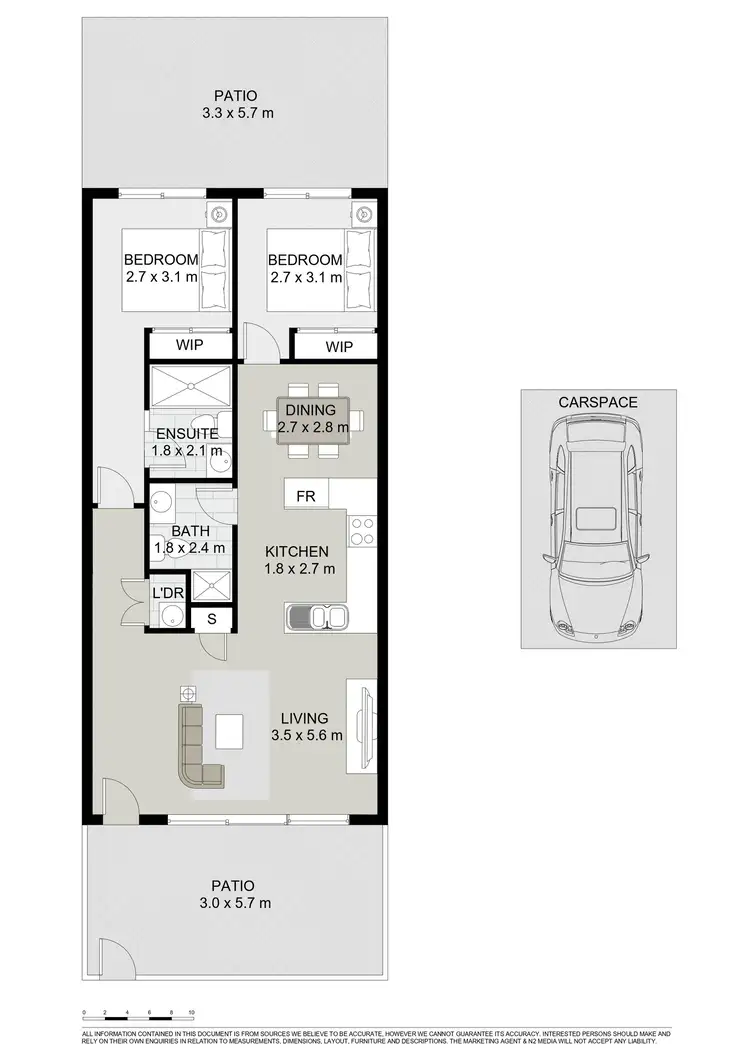 Floorplan of Homely apartment listing, 13/6-10 Kippax Street, Greystanes NSW 2145