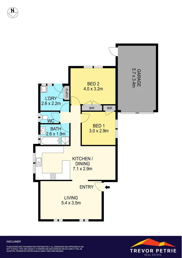 Floorplan of Homely unit listing, 2/107 Latrobe Street, Redan VIC 3350