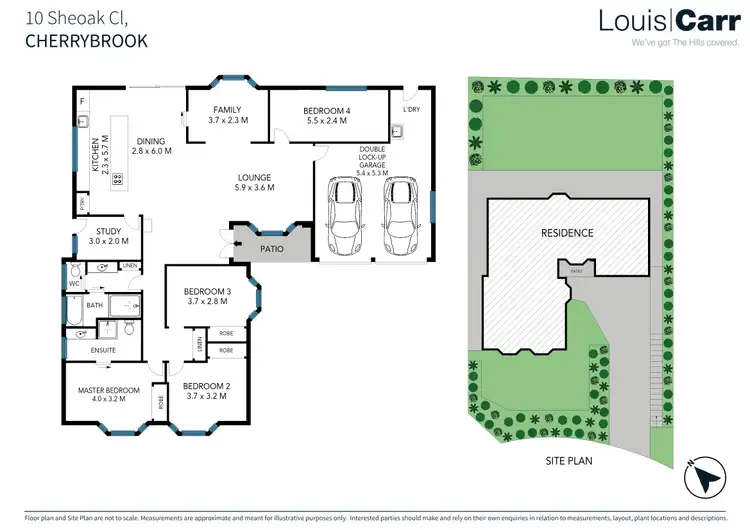 Floorplan of Homely house listing, 10 Sheoak Close, Cherrybrook NSW 2126