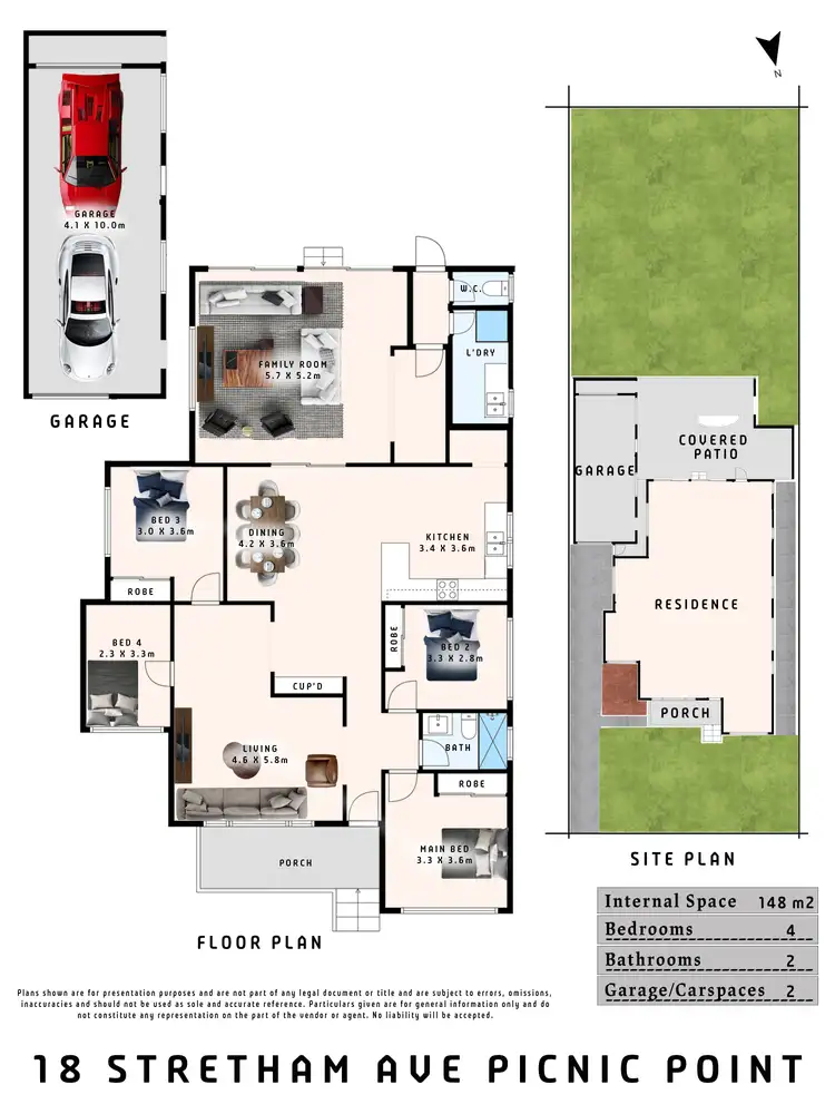 Floorplan of Homely house listing, 18 Stretham Avenue, Picnic Point NSW 2213