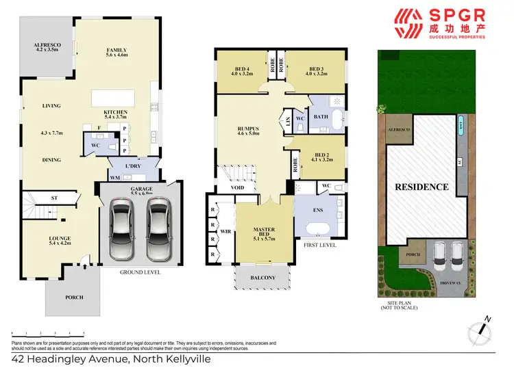Floorplan of Homely house listing, 42 Headingley Avenue, North Kellyville NSW 2155