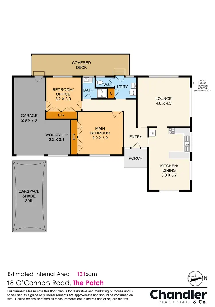 Floorplan of Homely house listing, 18 O'connors Road, The Patch VIC 3792