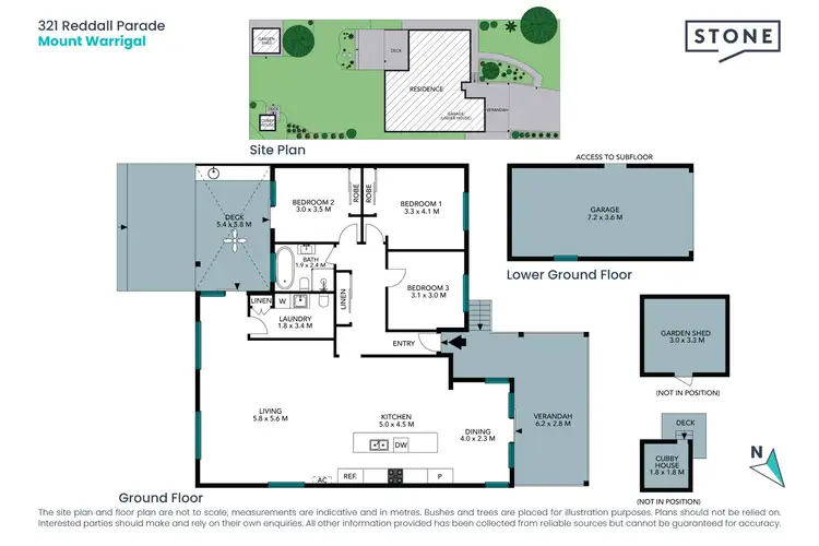 Floorplan of Homely house listing, 321 Reddall Parade, Mount Warrigal NSW 2528