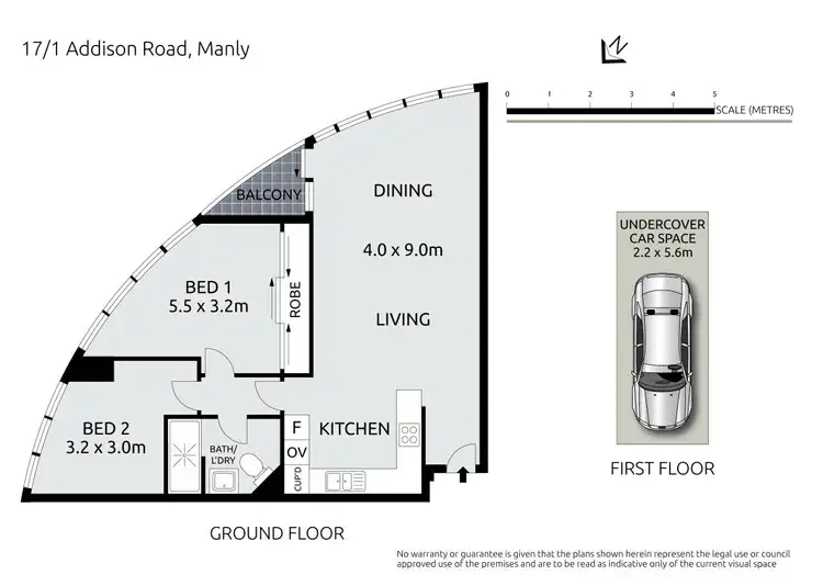 Floorplan of Homely apartment listing, 17/1 Addison Road, Manly NSW 2095
